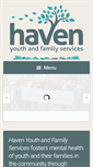 Mobile Screenshot of havenforyouth.org