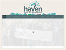 Tablet Screenshot of havenforyouth.org